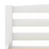 White Solid Pinewood Bed Frame 200x200 cm | Hipo Market