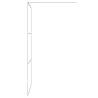 Modern Walk-in Shower Wall 100x195 cm Clear ESG Glass