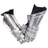 Medieval Knight Gauntlets Replica LARP - Silver Steel Armor