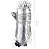 Medieval Knight Gauntlets Replica LARP - Silver Steel Armor