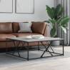 Coffee Table Grey Sonoma 100x100x40 cm Engineered Wood Colour grey sonoma Size 100 x 100 x 40 cm Quantity in Package 1 