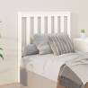 Bed Headboard White 96x6x101 cm Solid Wood Pine Colour white Size 96 x 101 cm Quantity in Package 1 