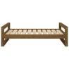 Dog Bed Honey Brown - Solid Pine Wood | HipoMarket