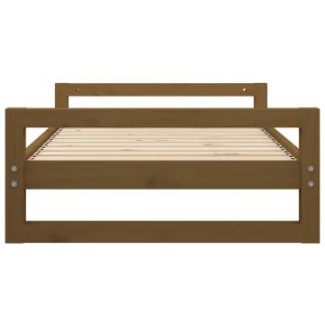 Dog Bed Honey Brown - Solid Pine Wood | HipoMarket