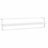 Stylish White Towel Rack 95x25x22 cm - Space Saver