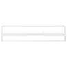 Stylish White Towel Rack 95x25x22 cm - Space Saver