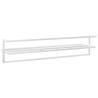 Stylish White Towel Rack 95x25x22 cm - Space Saver