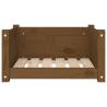 Dog Bed Honey Brown - Solid Pine Wood, 55.5x45.5x28 cm