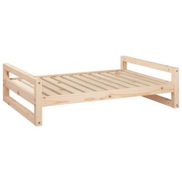 Comfortable Dog Bed | Solid Pine Wood - 105.5x75.5x28 cm