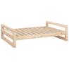 Comfortable Dog Bed | Solid Pine Wood - 105.5x75.5x28 cm