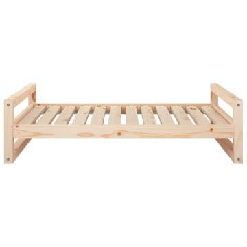 Comfortable Dog Bed | Solid Pine Wood - 105.5x75.5x28 cm