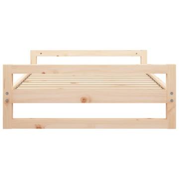 Comfortable Dog Bed | Solid Pine Wood - 105.5x75.5x28 cm