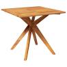 5 Piece Garden Dining Set - Solid Wood Acacia | HipoMarket