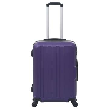 Purple Hardcase Trolley Set - 3 Pcs Lightweight & Durable