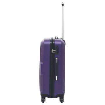 Purple Hardcase Trolley Set - 3 Pcs Lightweight & Durable