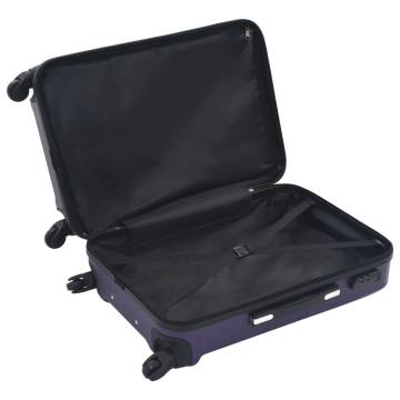 Purple Hardcase Trolley Set - 3 Pcs Lightweight & Durable