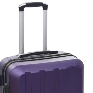 Purple Hardcase Trolley Set - 3 Pcs Lightweight & Durable