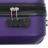 Purple Hardcase Trolley Set - 3 Pcs Lightweight & Durable