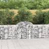 Arched Gabion Baskets 2 pcs 200x30x80/100 cm Galvanised Iron Size 200 x 30 x 80/100 cm Quantity in Package 2 