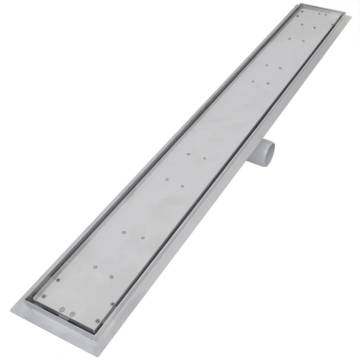 Linear Shower Drain (2 pcs) 1030x140 mm Stainless Steel