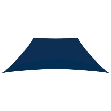 Sunshade Sail Oxford Fabric 3x4m Trapezium - Blue | HipoMarket