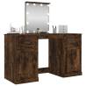 Dressing Table with LED in Smoked Oak - Stylish & Practical