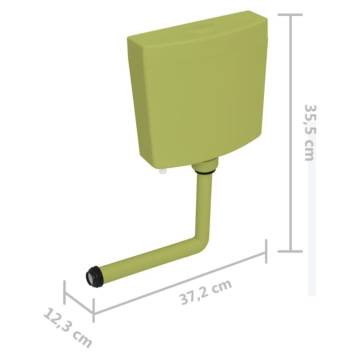 Toilet Cistern with Bottom Inlet 3/6 L - Olive | HipoMarket