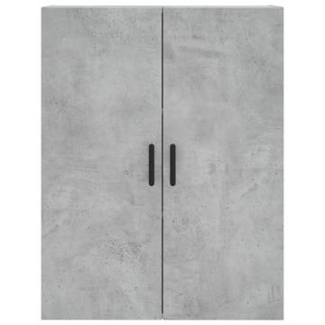 Wall Mounted Cabinets 2 pcs Concrete Grey - Stylish Storage