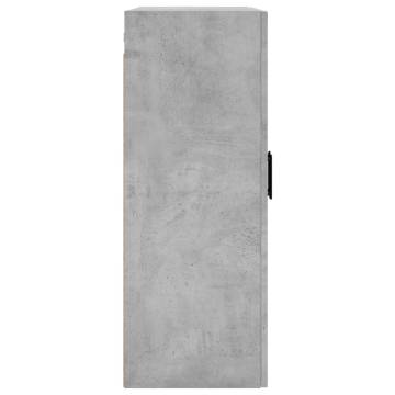 Wall Mounted Cabinets 2 pcs Concrete Grey - Stylish Storage