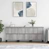 Stylish 3-Piece Grey Sonoma Sideboards - Durable & Functional