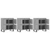 Stylish 3-Piece Grey Sonoma Sideboards - Durable & Functional