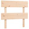 Bed Frame with Headboard 90x200 cm - Solid Pine Wood