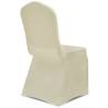 Chair Cover Stretch Cream - 30 Pcs for Elegant Events