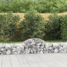 Arched Gabion Baskets 7 pcs 200x50x40/60 cm Galvanised Iron Size 200 x 50 x 40/60 cm Quantity in Package 7 