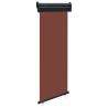 Balcony Side Awning 65x250 cm Brown Colour brown Size 65 x 250 cm Quantity in Package 1 