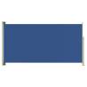 Patio Retractable Side Awning 160x300 cm – Blue Privacy Screen