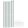 Wire Mesh Fence with Spike Anchors Green 1.6x10 m | HipoMarket