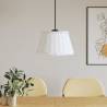 Ceiling Lamp Shade White Ø50x30 cm Wicker Colour white Size Ø 50 x 30 cm 