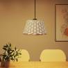 Stylish White Wicker Ceiling Lamp Shade Ø50x30 cm - HipoMarket