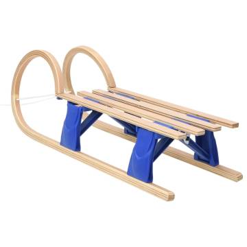 Foldable Sledge 110 cm Plywood - Perfect Winter Adventure