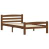 Honey Brown Pinewood Bed Frame 100x200 cm | Hipo Market