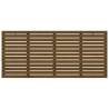 Honey Brown Wall Headboard - Solid Pine - 156x3x91.5 cm