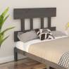 Bed Headboard Grey 103.5x3x81 cm Solid Wood Pine Colour grey Size 103.5 x 81 cm Quantity in Package 1 