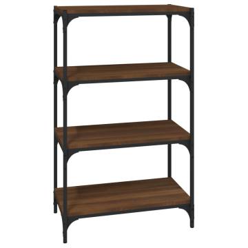 Book Cabinet Brown Oak 60x33x100 cm - Durable Storage Solution