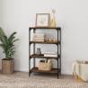 Book Cabinet Brown Oak 60x33x100 cm - Durable Storage Solution