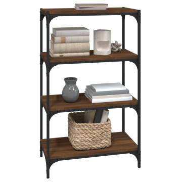 Book Cabinet Brown Oak 60x33x100 cm - Durable Storage Solution