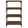 Book Cabinet Brown Oak 60x33x100 cm - Durable Storage Solution