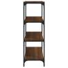 Book Cabinet Brown Oak 60x33x100 cm - Durable Storage Solution