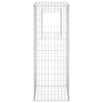 Gabion Basket Posts - Durable Iron Garden Decoration | Hipo Market