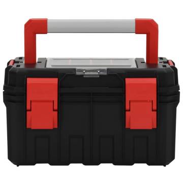 Tool Box Black and Red - 45x28x26.5 cm | HipoMarket